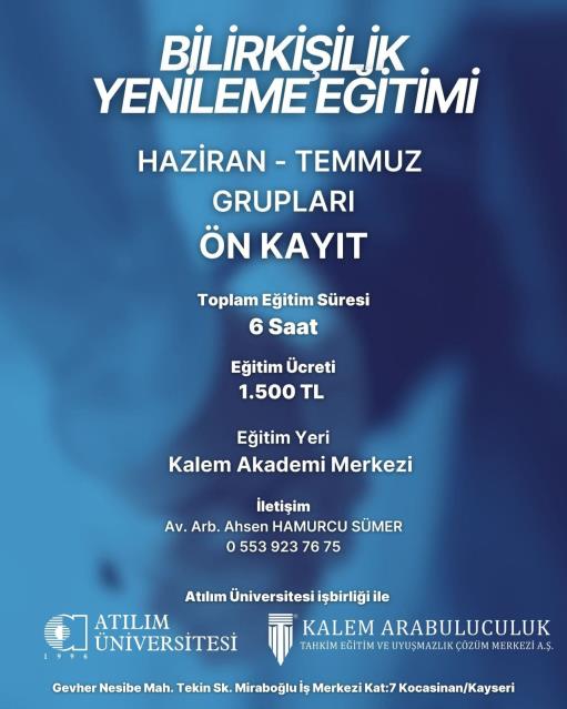Bilirkişilik Eğitimi Sertifika Programları