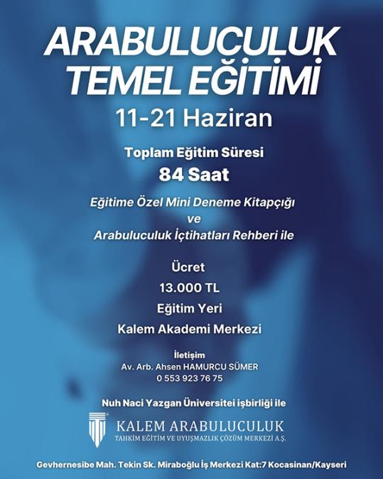 Arabuluculuk Eğitimi Sertifika Programları